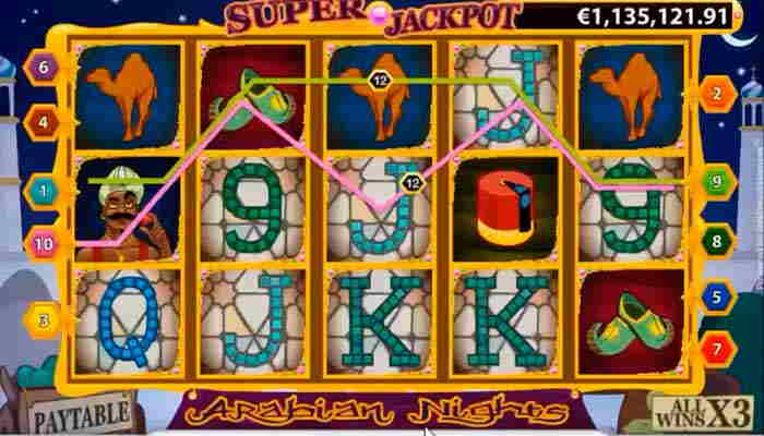 NetEnt Arabian Nights slot jackpot spill uten gratisspinn