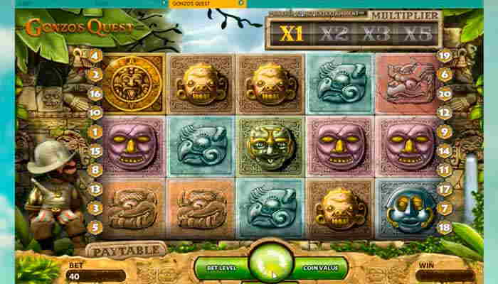 Gonzo's Quest spilleautomat med gratisspinn aka freespins